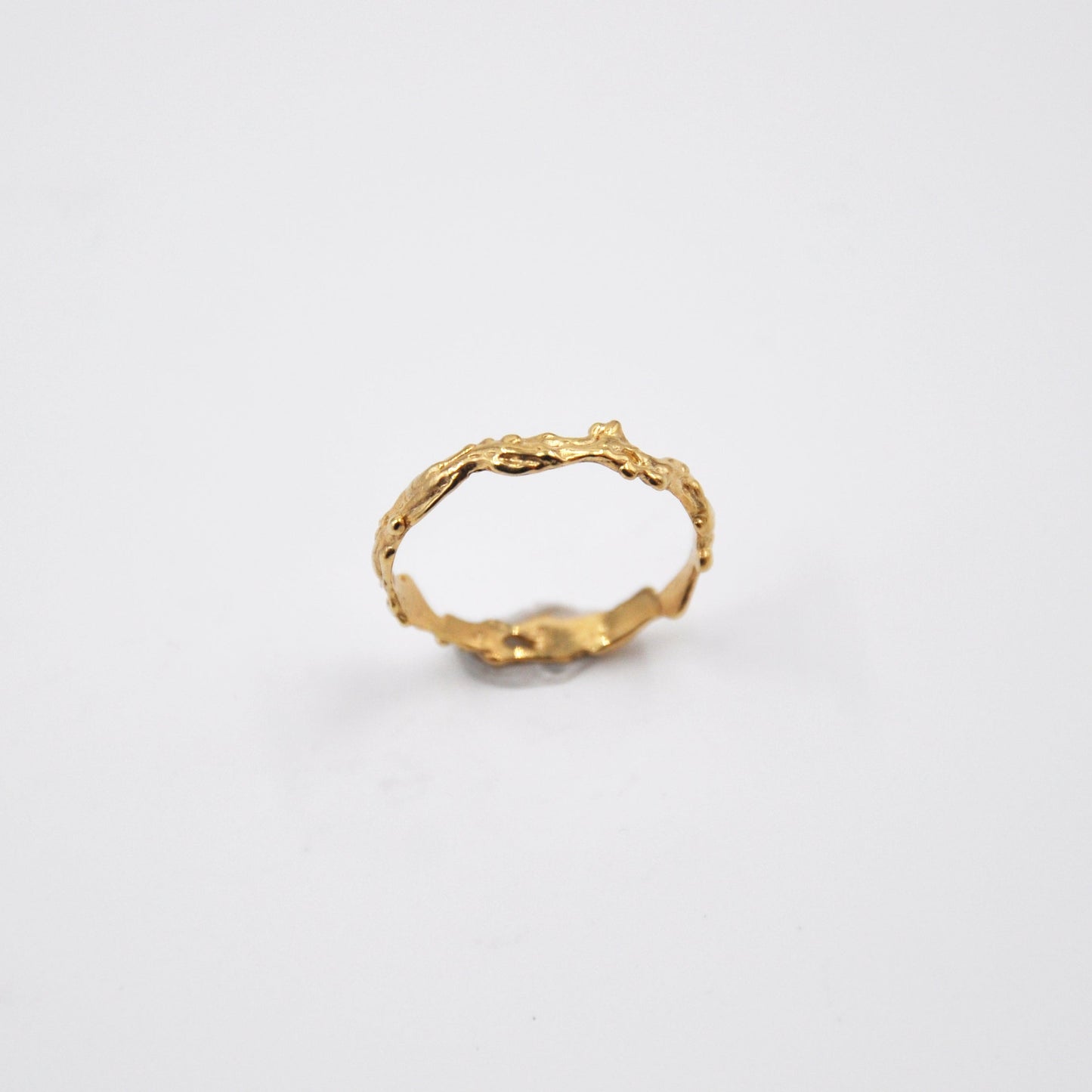 Gold Wood Ring