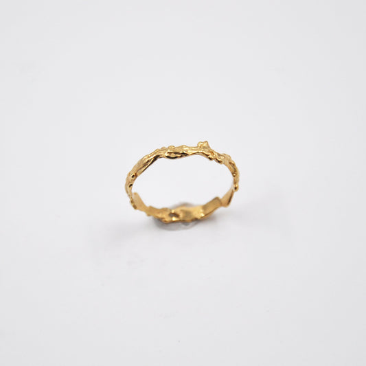 Gold Wood Ring