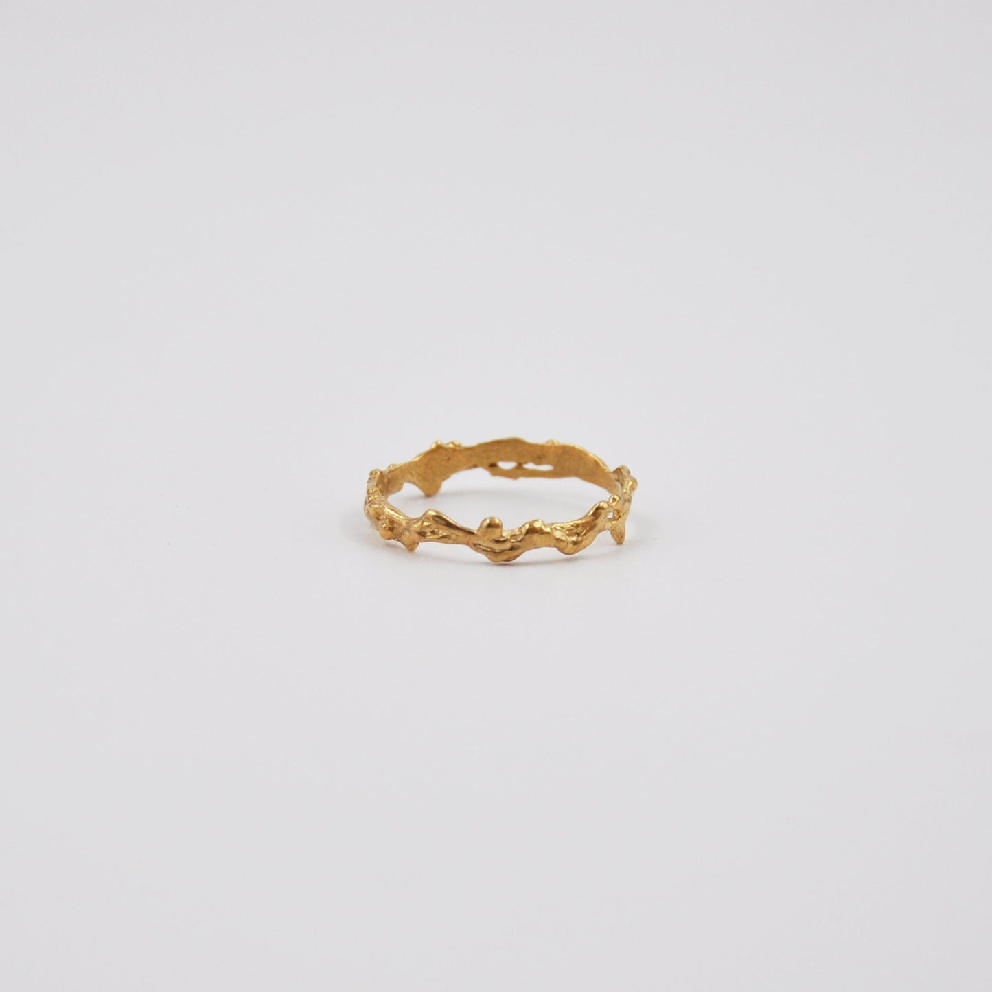 Gold Wood Ring