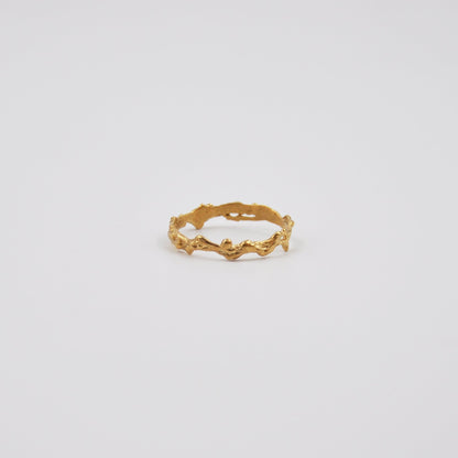 Gold Wood Ring