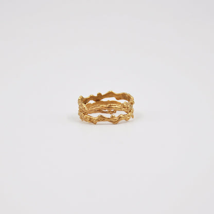Gold Wood Ring