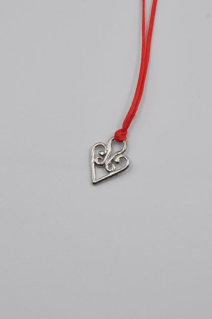 Magic Heart Wax Strand Necklace