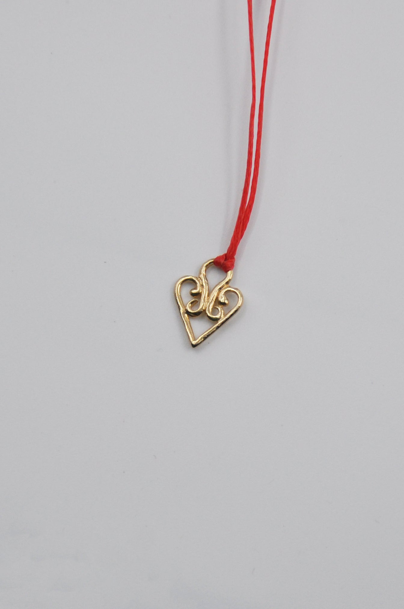 Magic Heart Wax Strand Necklace