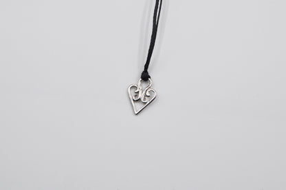 Magic Heart Wax Strand Necklace