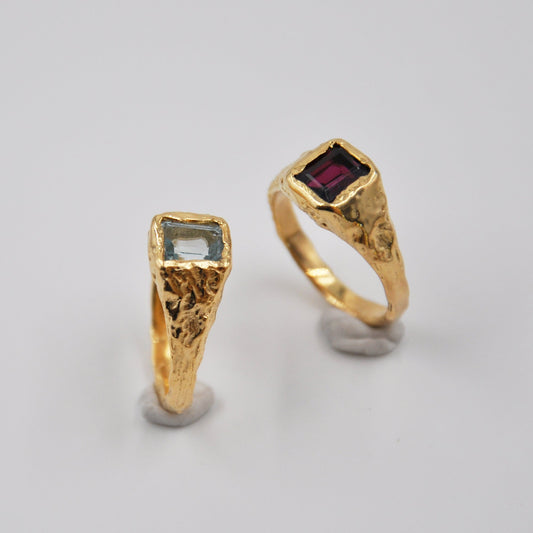 Gold Rock Ring