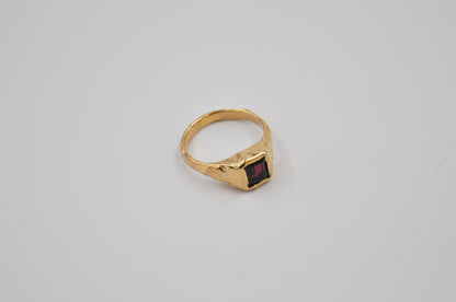 Gold Rock Ring
