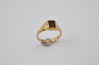 Gold Rock Ring