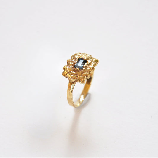Gold Biscuit Ring