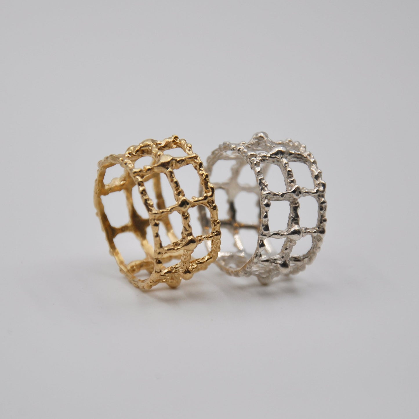 Gold Grid Ring